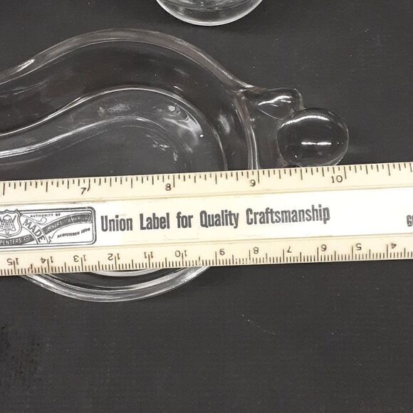 3 pc. bundle of Indiana glass willow oleander & magnolia leaf sugar, creamer set - Picture 6 of 10